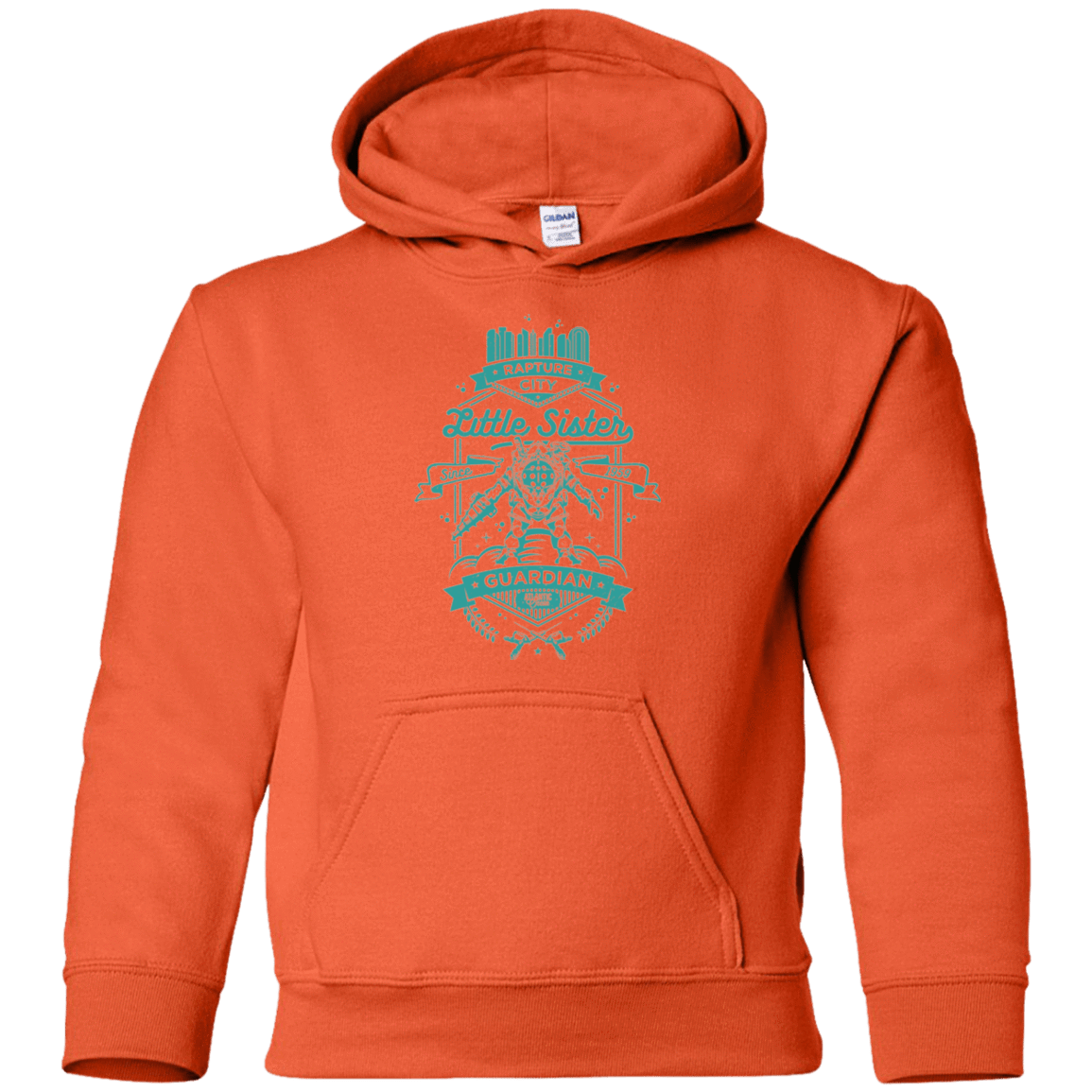 Sweatshirts Orange / YS Little Sister Protector Youth Hoodie