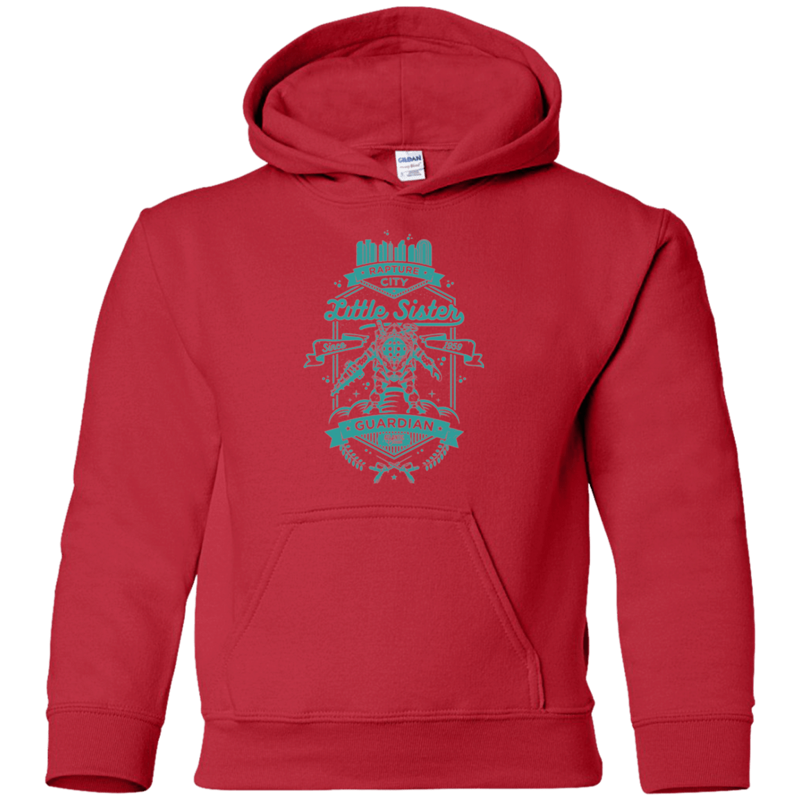 Sweatshirts Red / YS Little Sister Protector Youth Hoodie