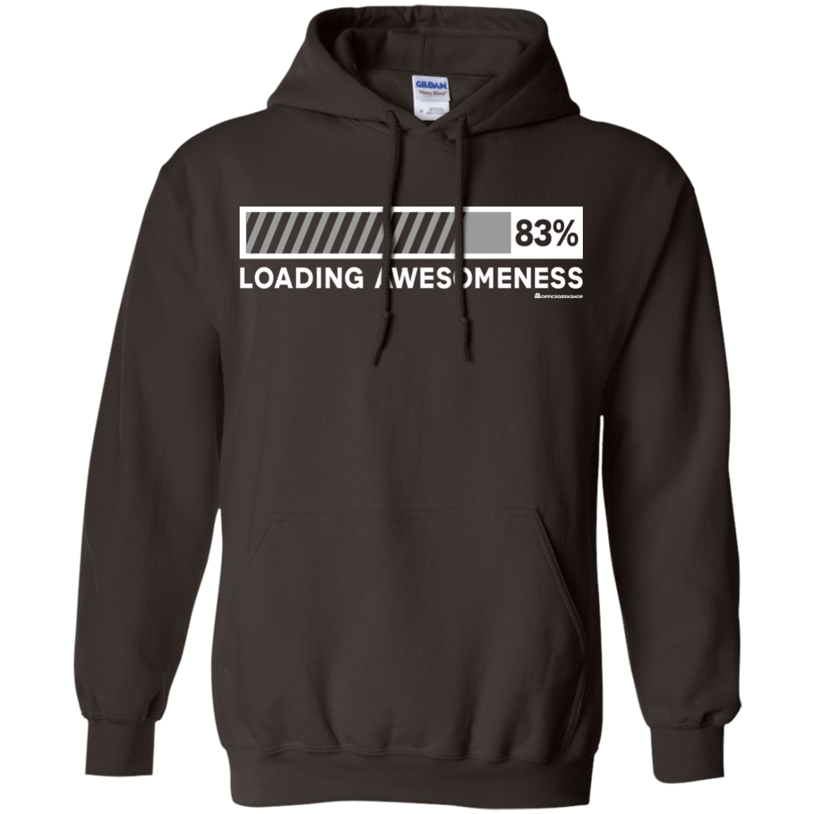 Sweatshirts Dark Chocolate / Small Loading Awesomeness Pullover Hoodie