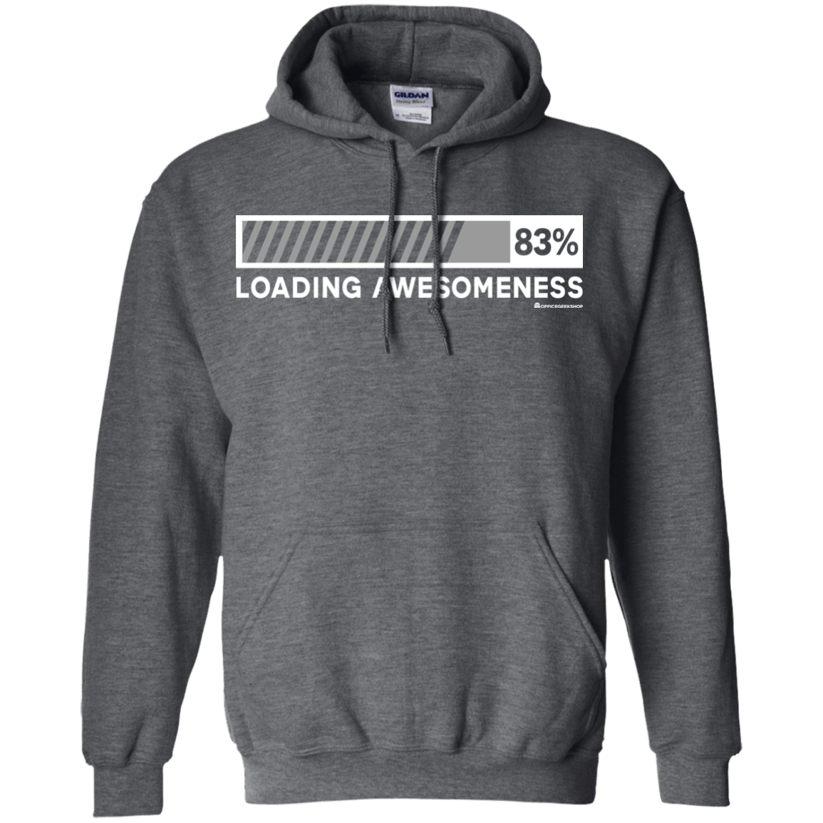 Sweatshirts Dark Heather / Small Loading Awesomeness Pullover Hoodie