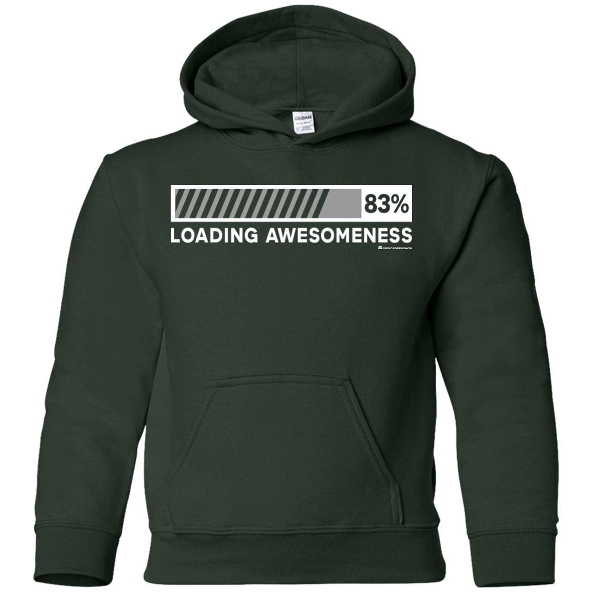 Sweatshirts Forest Green / YS Loading Awesomeness Youth Hoodie