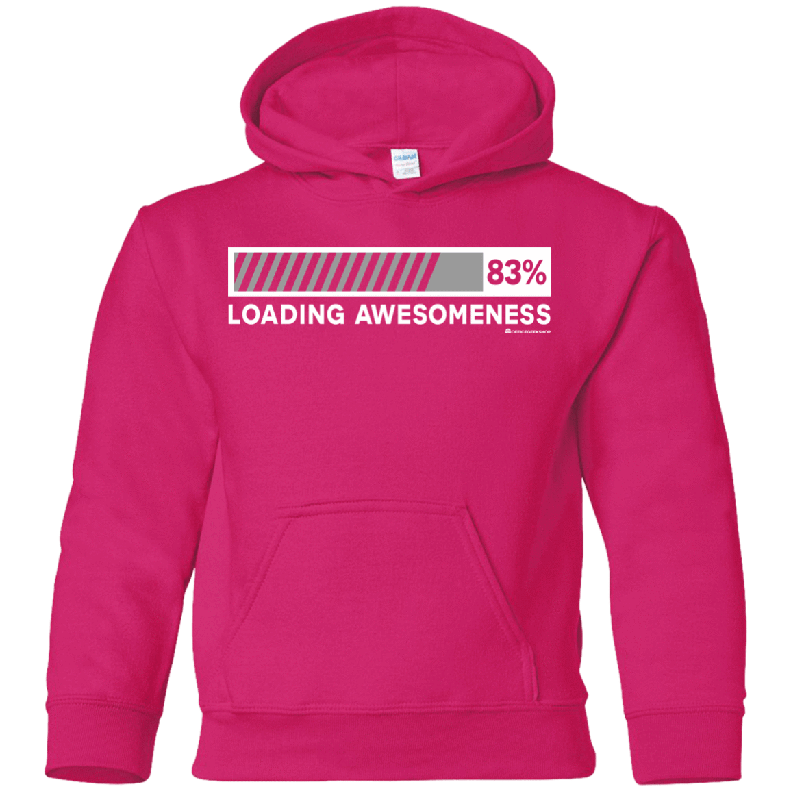 Sweatshirts Heliconia / YS Loading Awesomeness Youth Hoodie