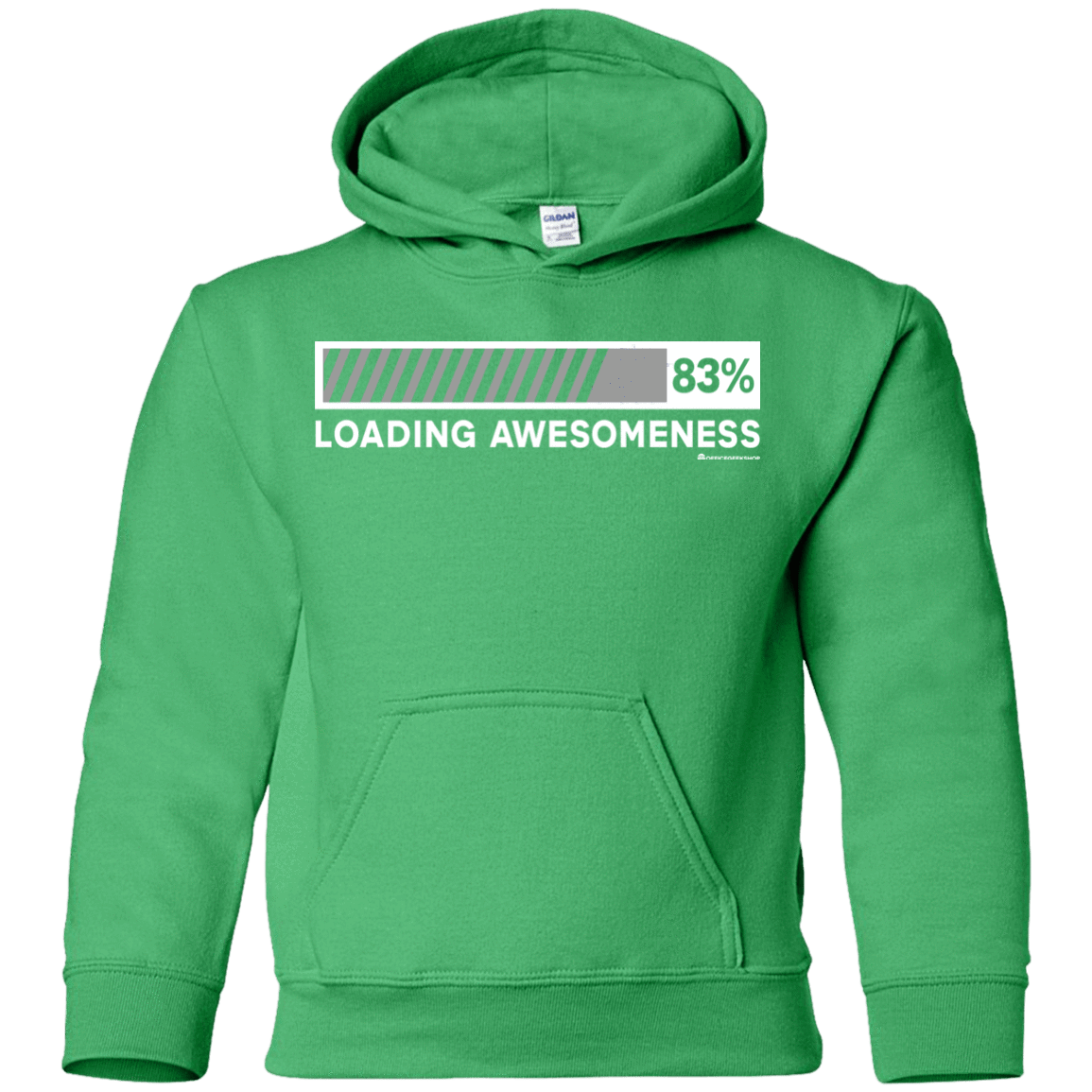 Sweatshirts Irish Green / YS Loading Awesomeness Youth Hoodie