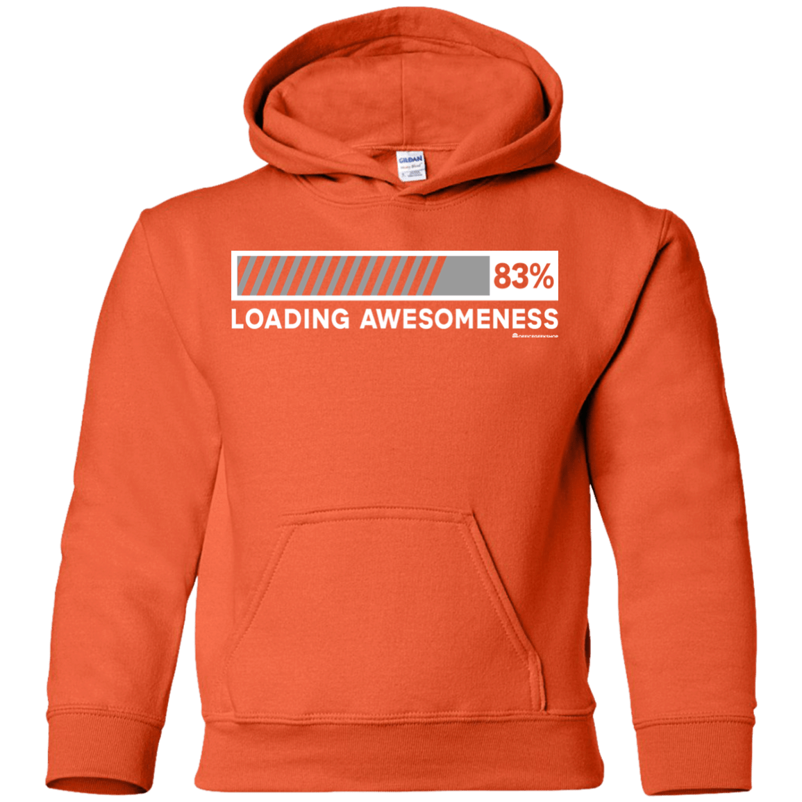 Sweatshirts Orange / YS Loading Awesomeness Youth Hoodie