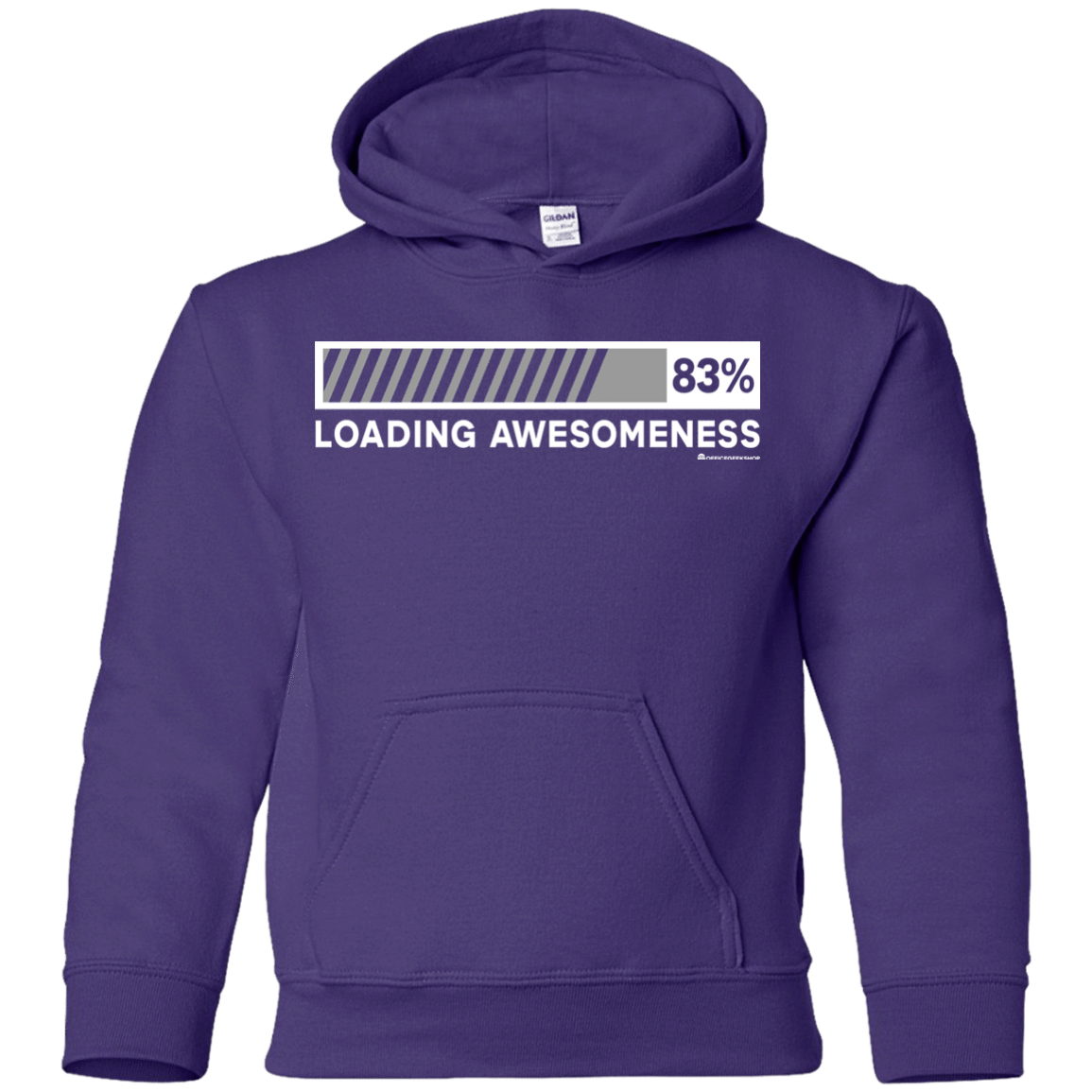 Sweatshirts Purple / YS Loading Awesomeness Youth Hoodie