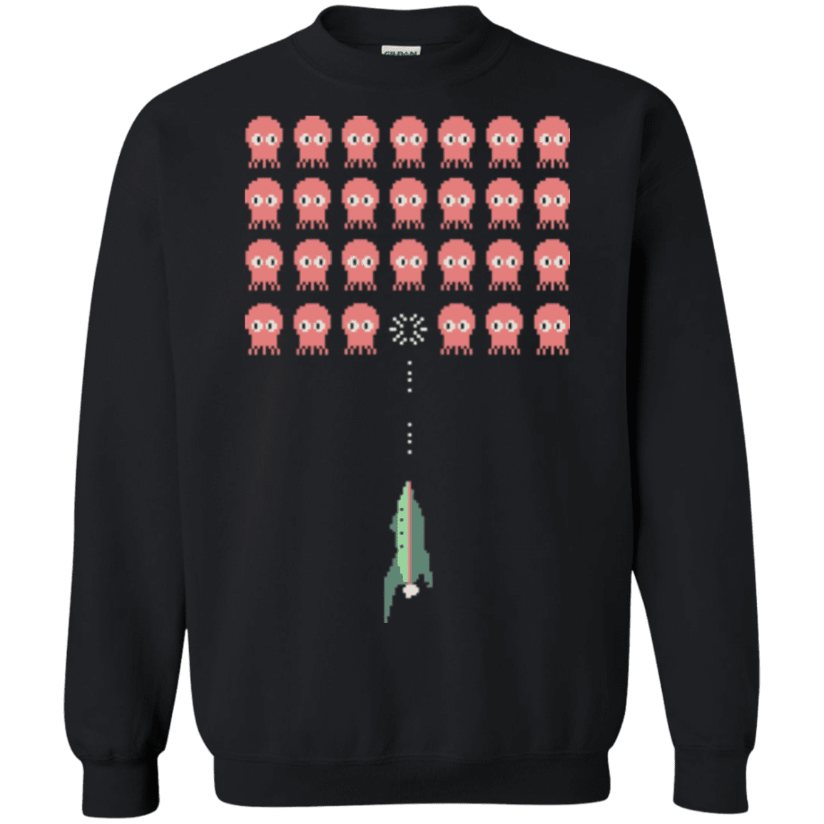Sweatshirts Black / Small Lobster invaders Crewneck Sweatshirt