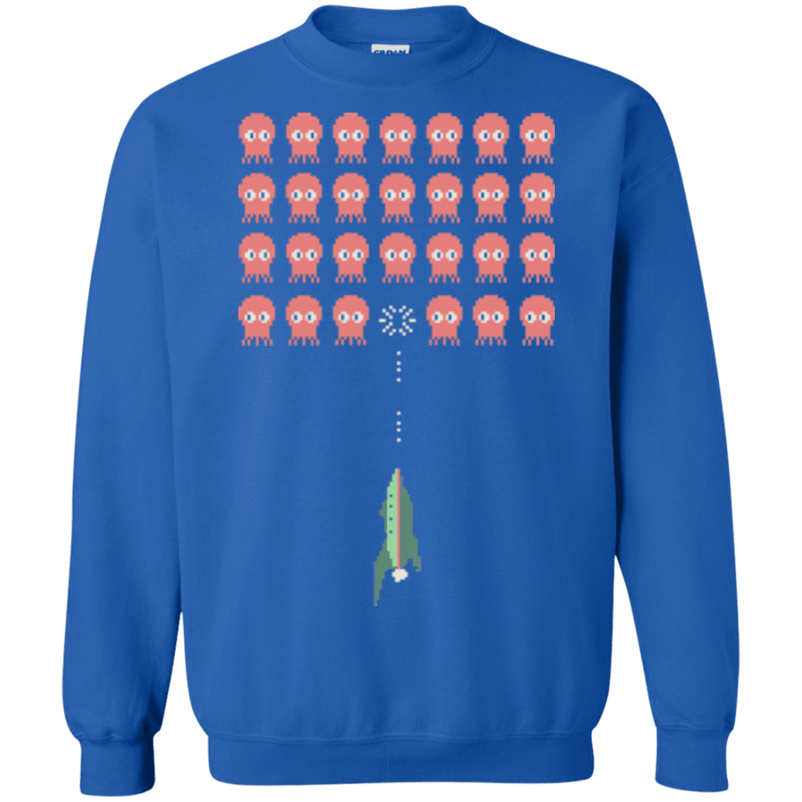 Sweatshirts Royal / Small Lobster invaders Crewneck Sweatshirt