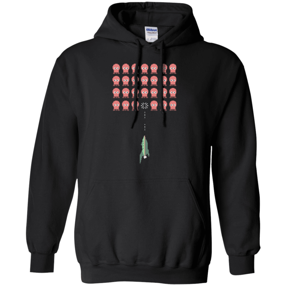 Sweatshirts Black / Small Lobster invaders Pullover Hoodie