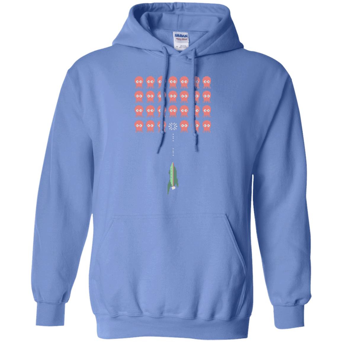 Sweatshirts Carolina Blue / Small Lobster invaders Pullover Hoodie