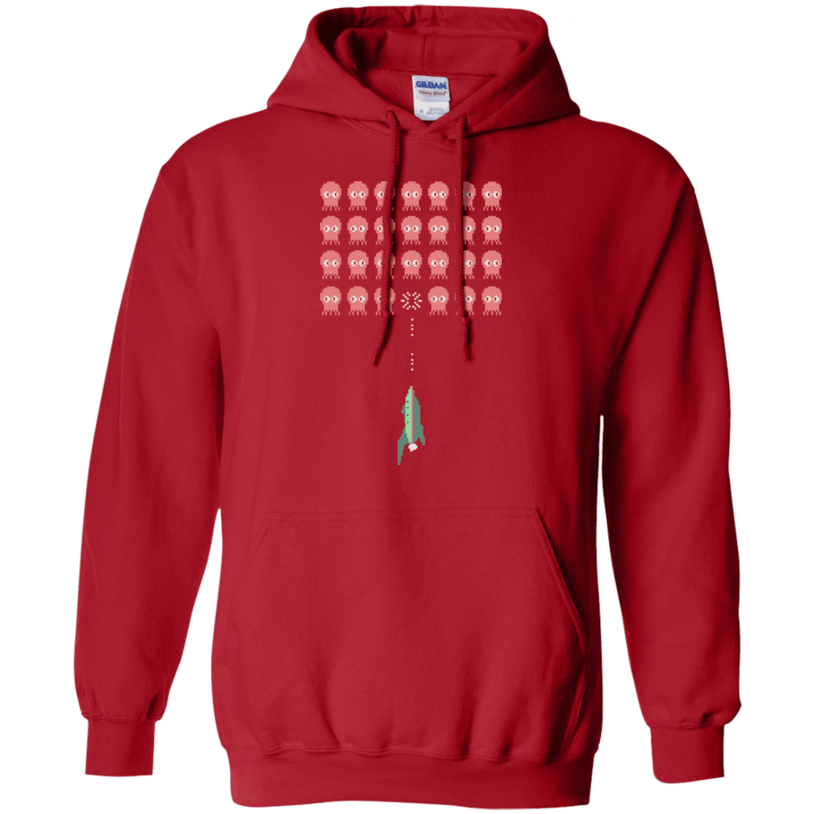 Sweatshirts Red / Small Lobster invaders Pullover Hoodie