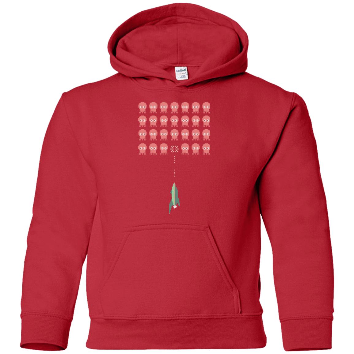 Sweatshirts Red / YS Lobster invaders Youth Hoodie