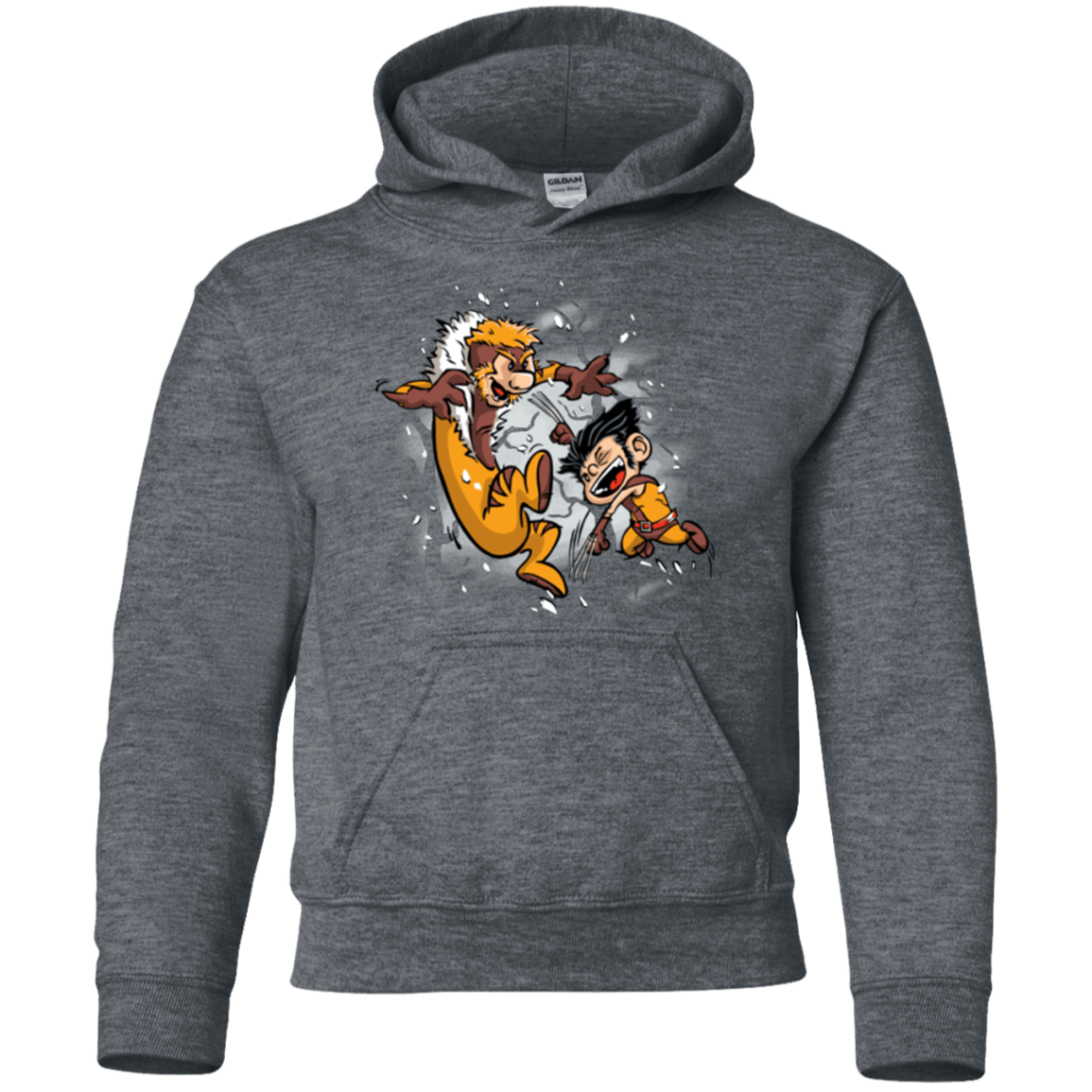 Sweatshirts Dark Heather / YS Logan and Victor Youth Hoodie