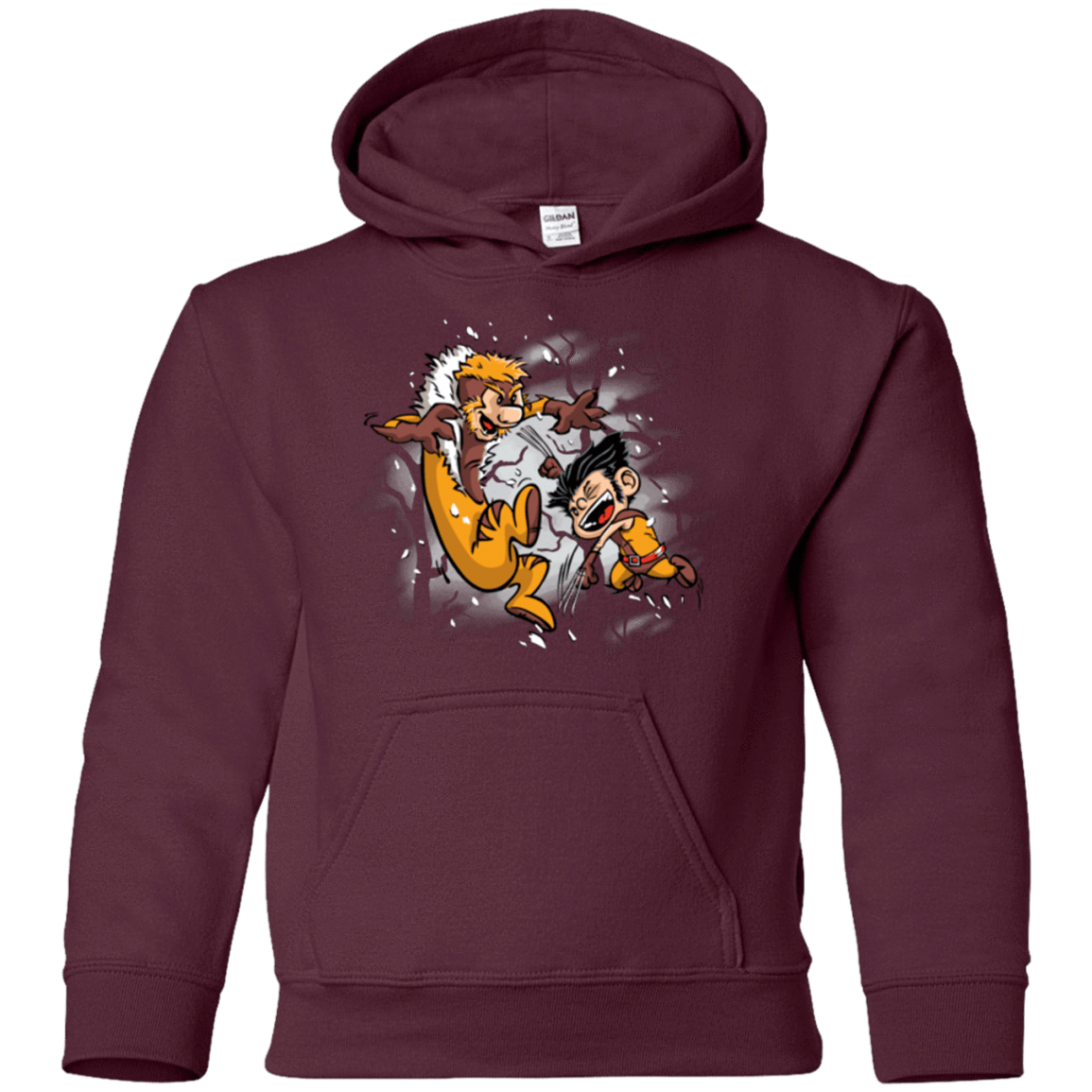 Sweatshirts Maroon / YS Logan and Victor Youth Hoodie