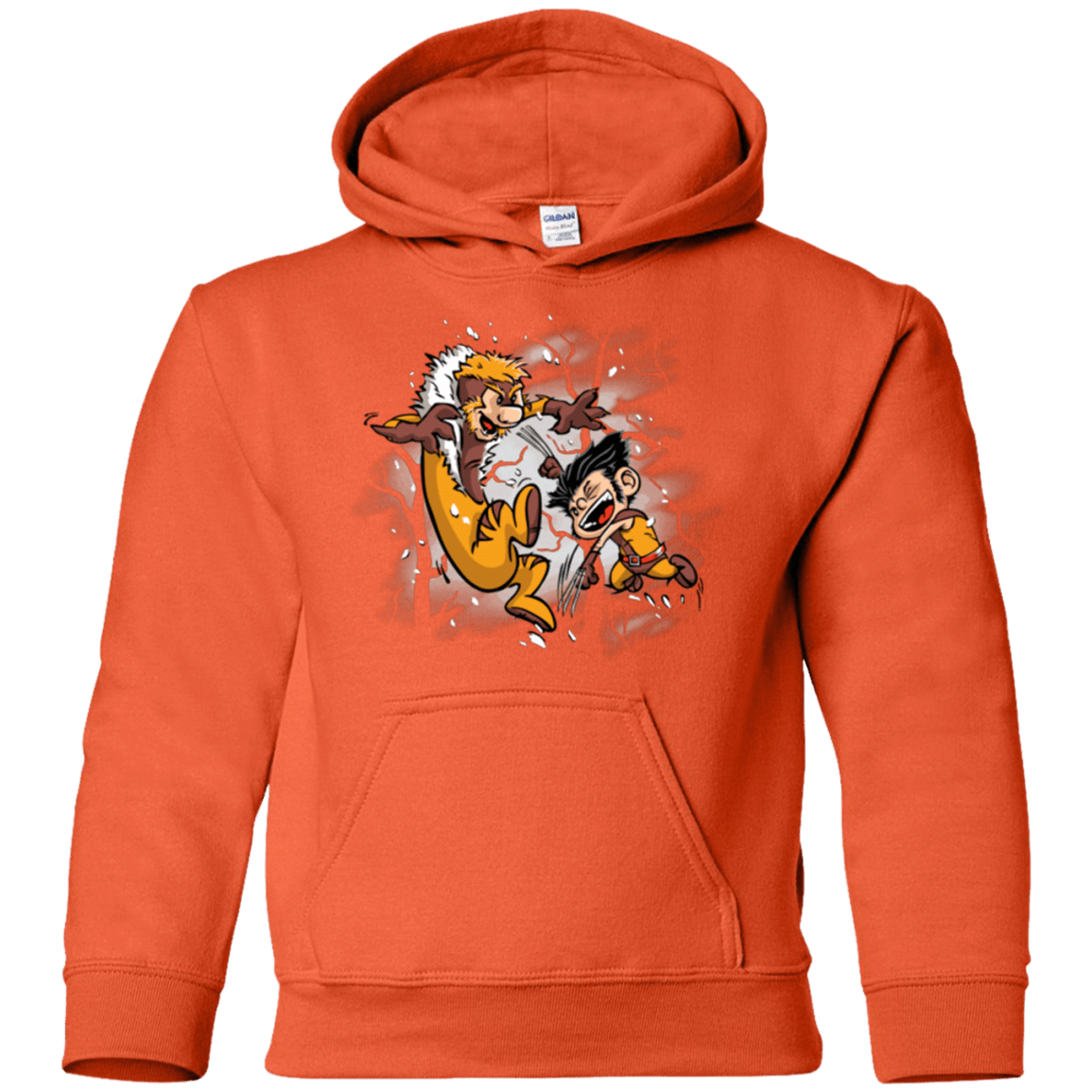 Sweatshirts Orange / YS Logan and Victor Youth Hoodie
