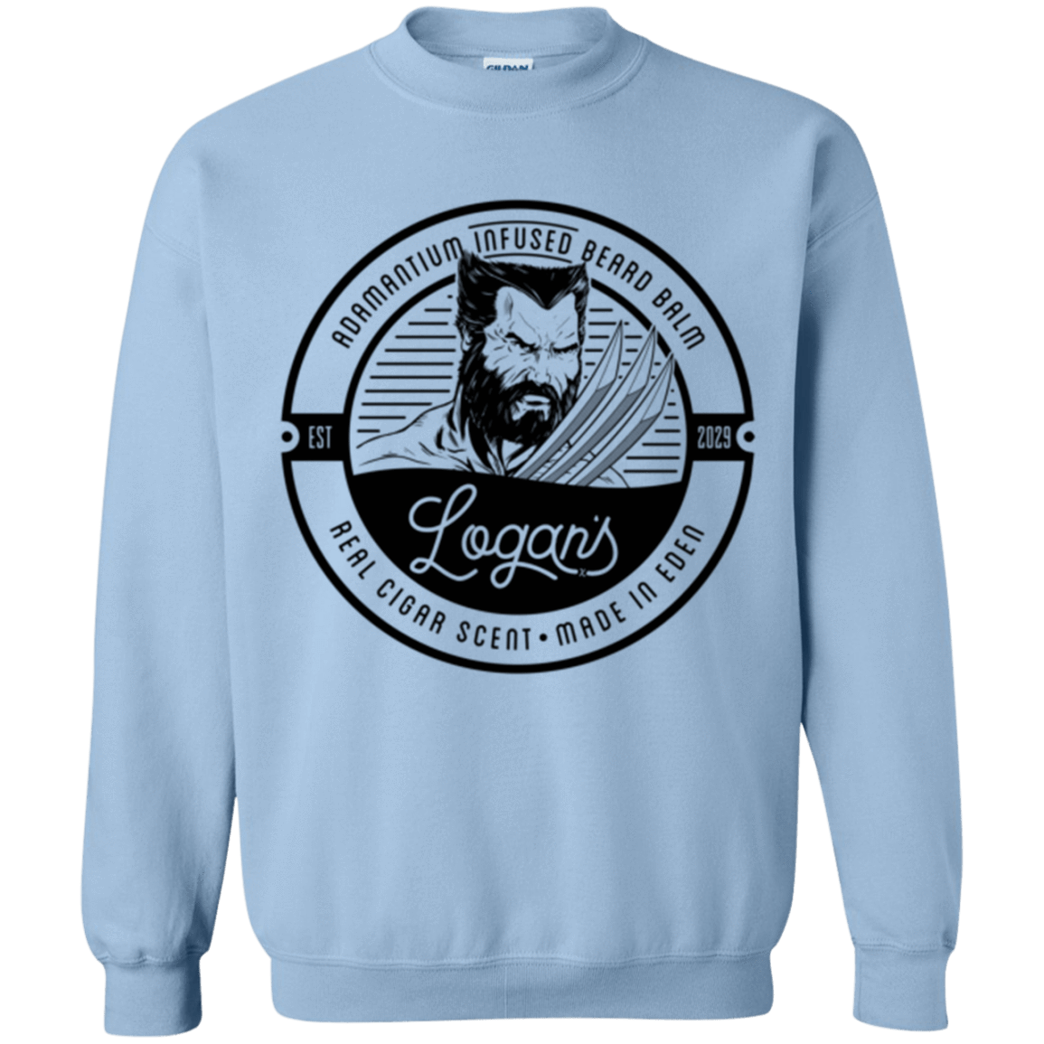 Sweatshirts Light Blue / Small Logans Beard Balm Crewneck Sweatshirt