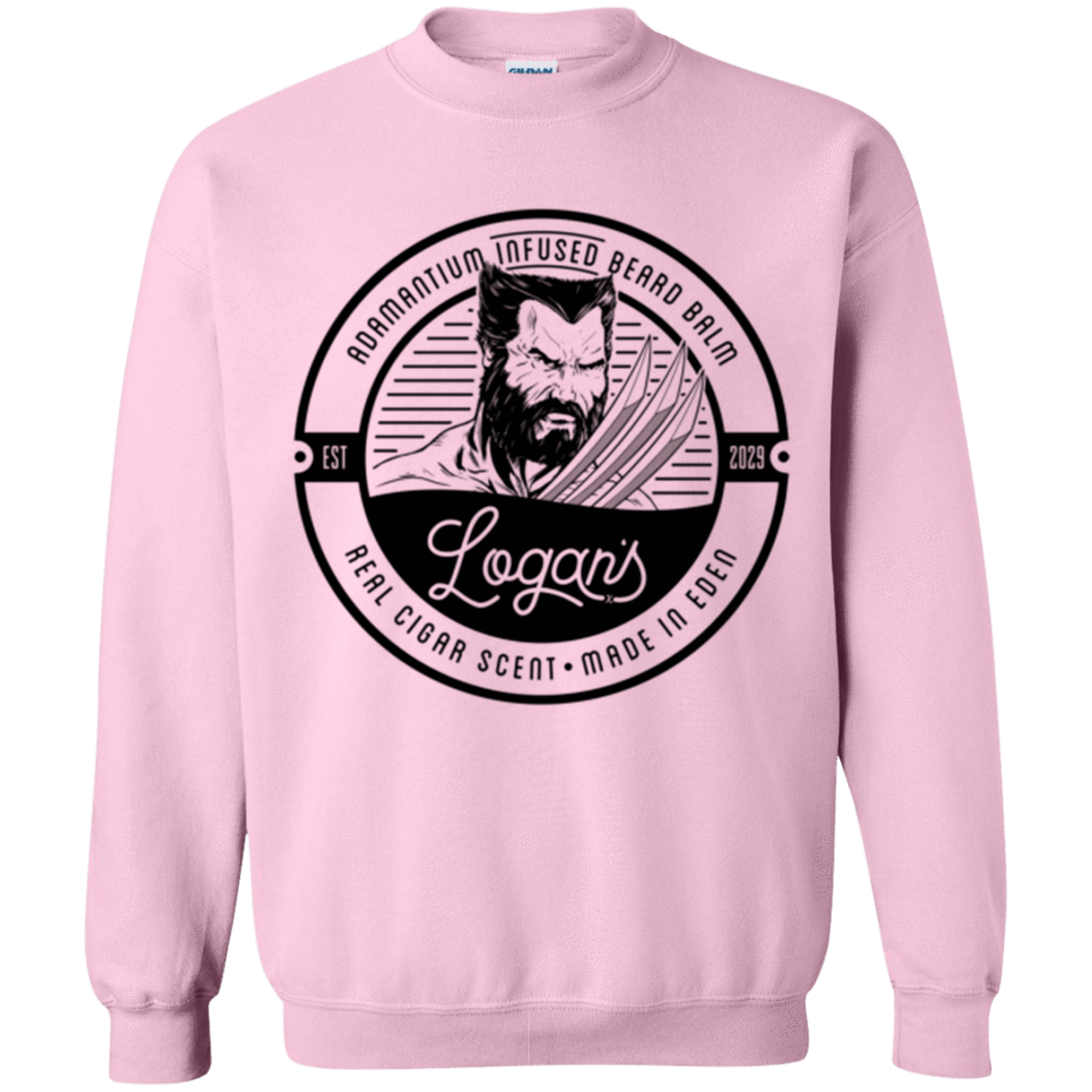 Sweatshirts Light Pink / Small Logans Beard Balm Crewneck Sweatshirt