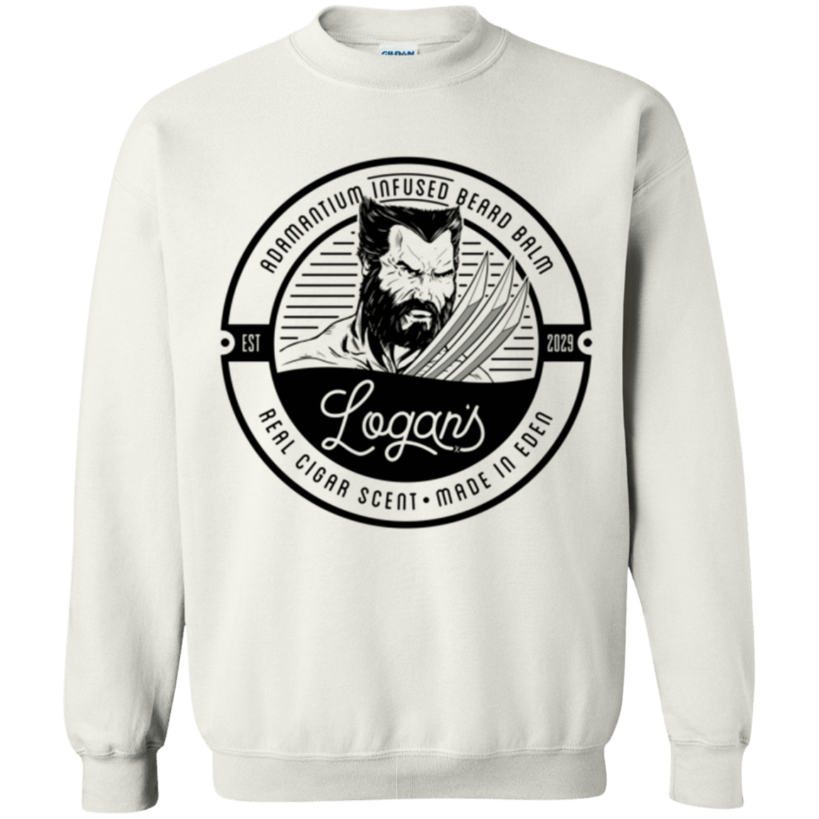 Sweatshirts White / Small Logans Beard Balm Crewneck Sweatshirt