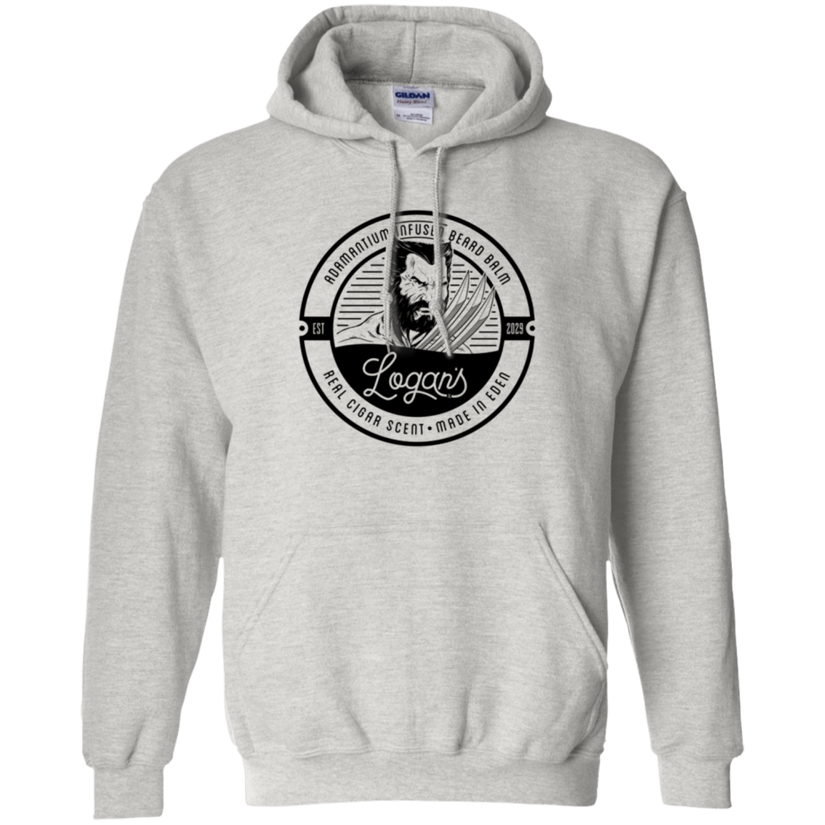 Sweatshirts Ash / Small Logans Beard Balm Pullover Hoodie