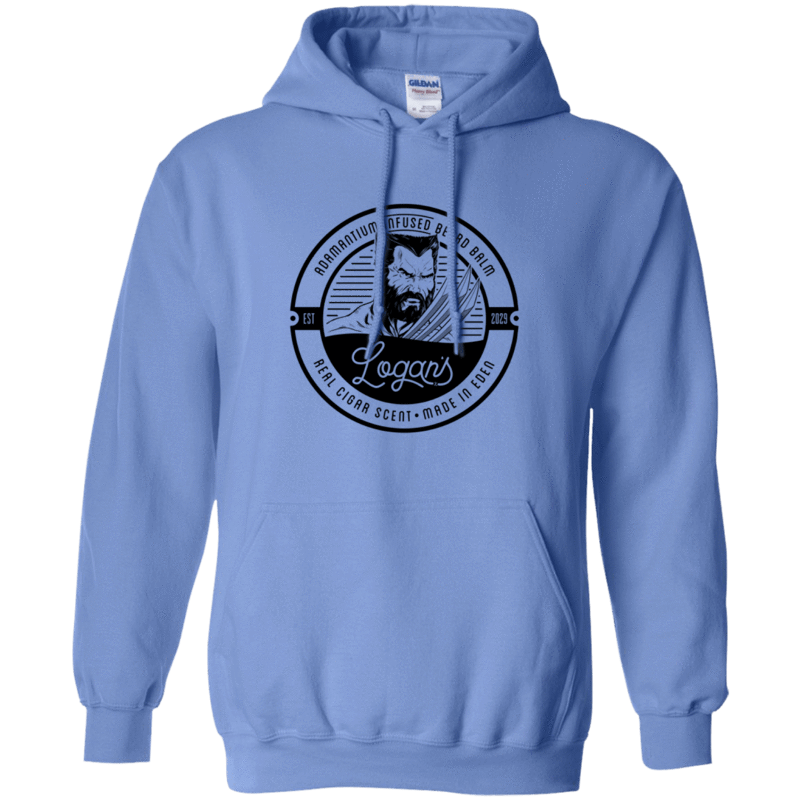 Sweatshirts Carolina Blue / Small Logans Beard Balm Pullover Hoodie