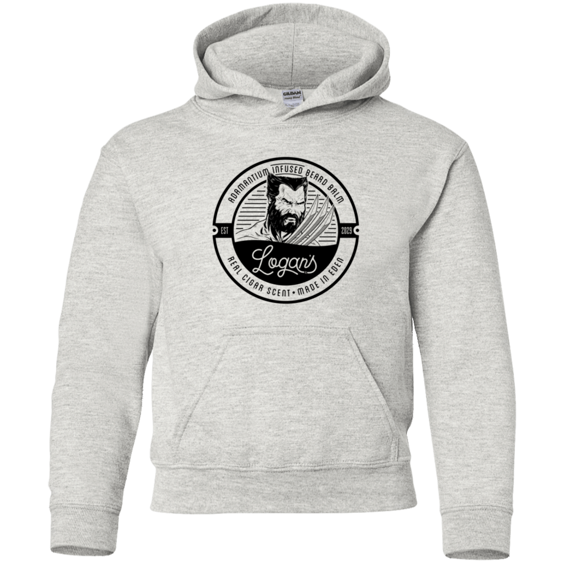 Sweatshirts Ash / YS Logans Beard Balm Youth Hoodie