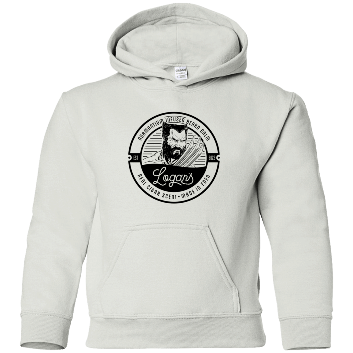 Sweatshirts White / YS Logans Beard Balm Youth Hoodie