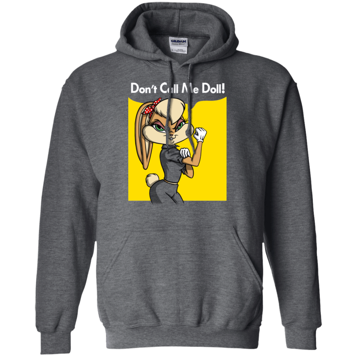 Sweatshirts Dark Heather / S Lola Dont Call me Doll Pullover Hoodie
