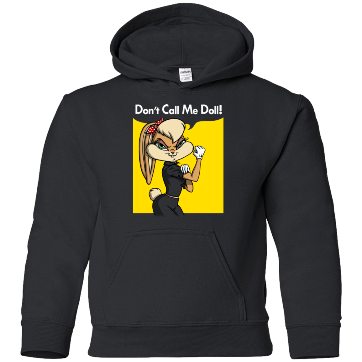 Sweatshirts Black / YS Lola Dont Call me Doll Youth Hoodie