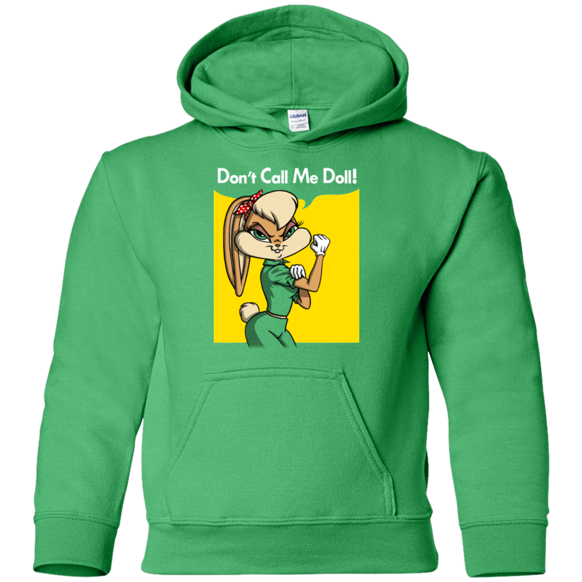 Sweatshirts Irish Green / YS Lola Dont Call me Doll Youth Hoodie