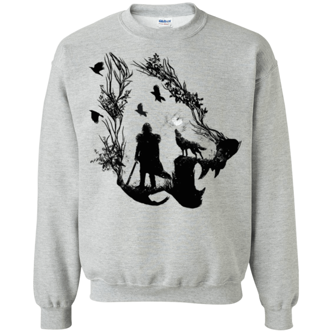 Sweatshirts Sport Grey / Small Lone wolf Crewneck Sweatshirt