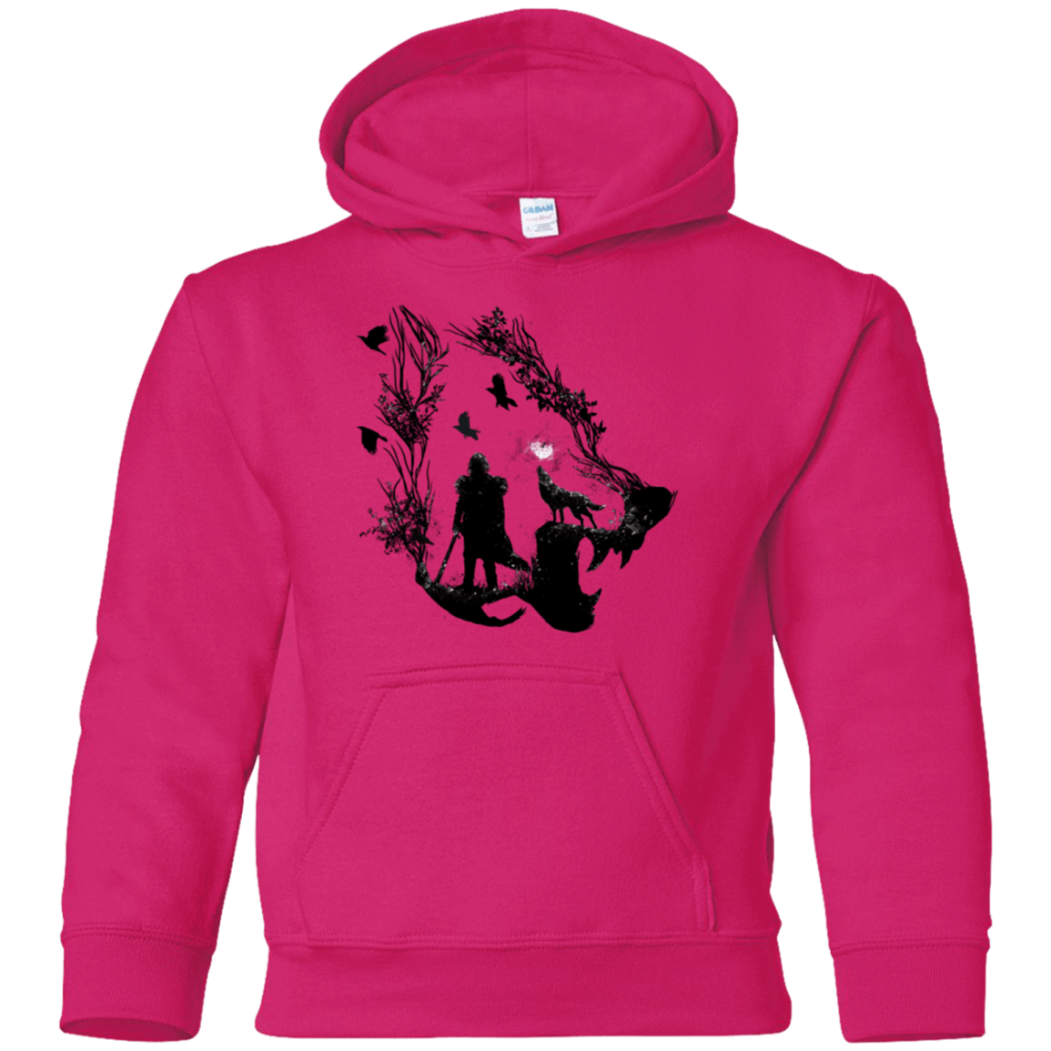 Sweatshirts Heliconia / YS Lone wolf Youth Hoodie