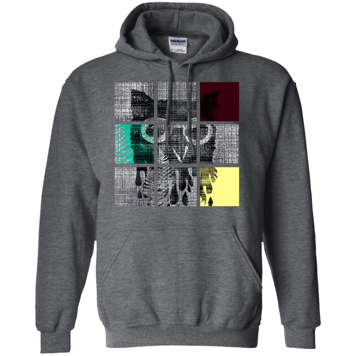 Sweatshirts Dark Heather / S Looking Glass Owl Pullover Hoodie