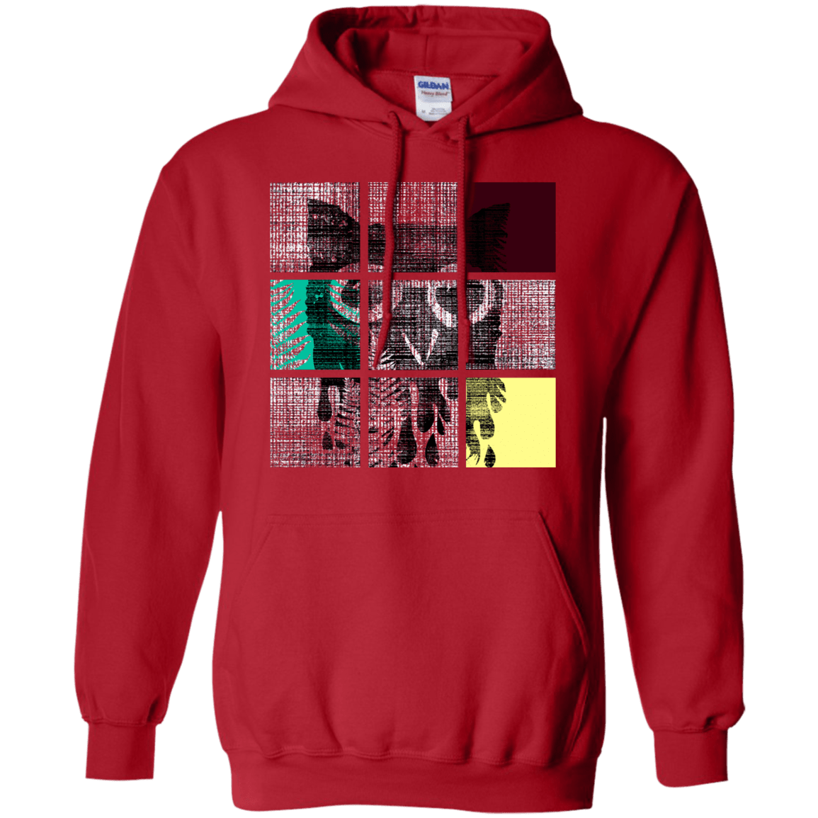 Sweatshirts Red / S Looking Glass Owl Pullover Hoodie