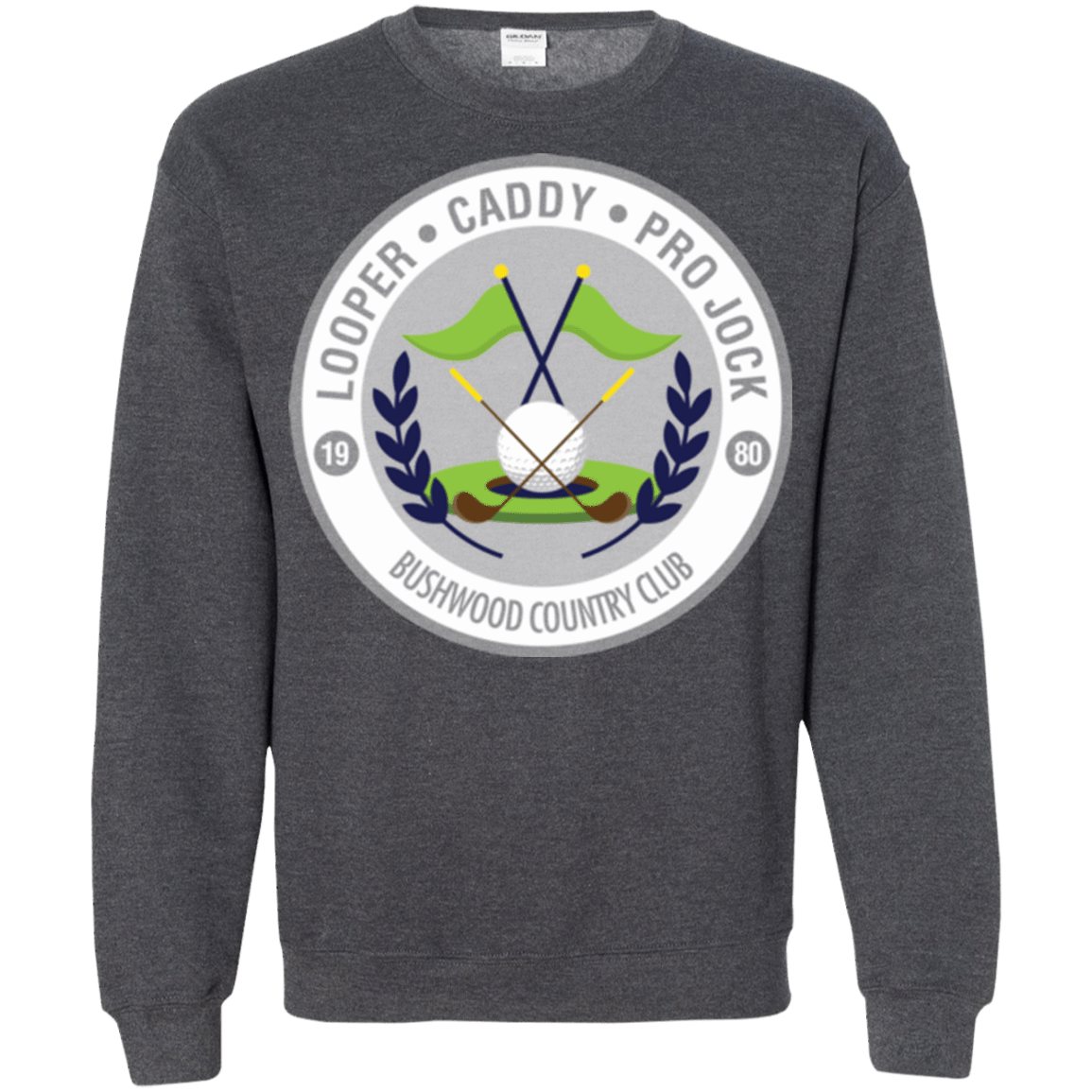 Sweatshirts Dark Heather / Small Looper Crewneck Sweatshirt