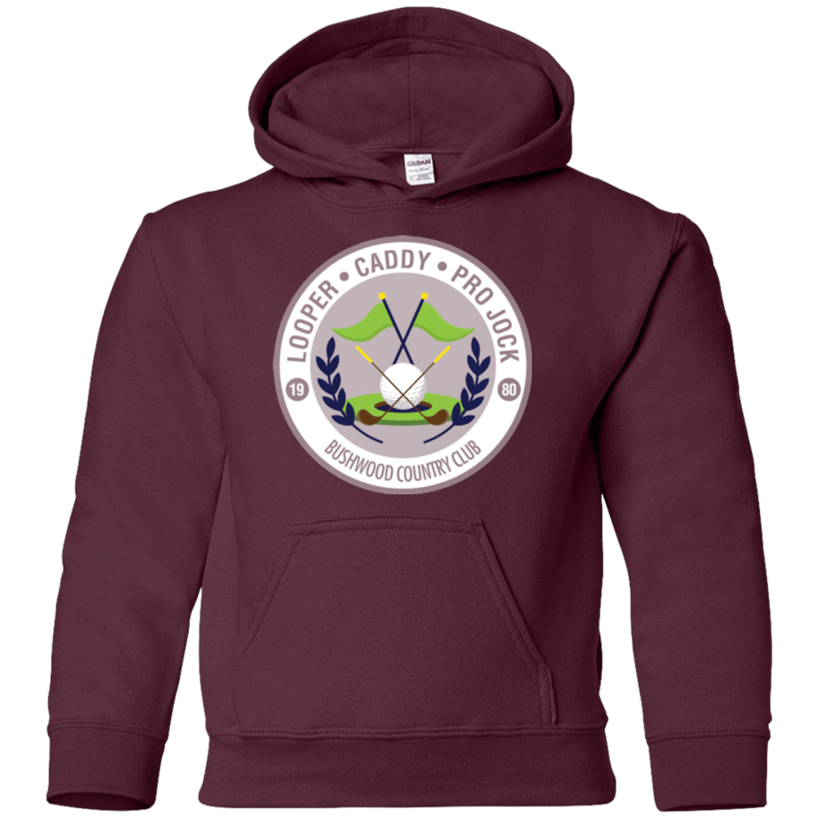 Sweatshirts Maroon / YS Looper Youth Hoodie