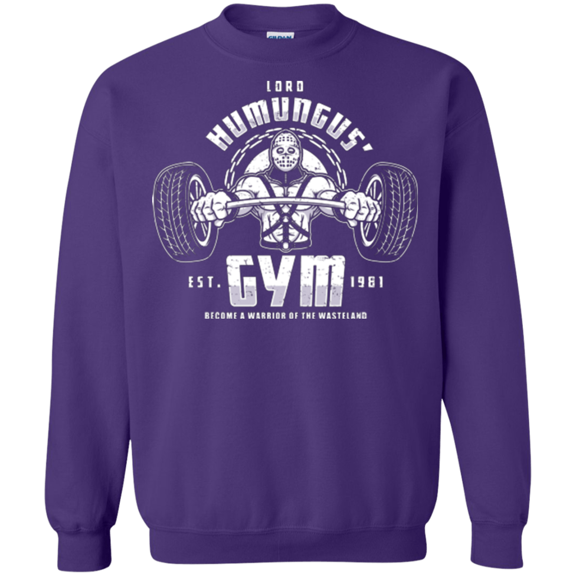 Sweatshirts Purple / Small Lord Humungus' Gym Crewneck Sweatshirt