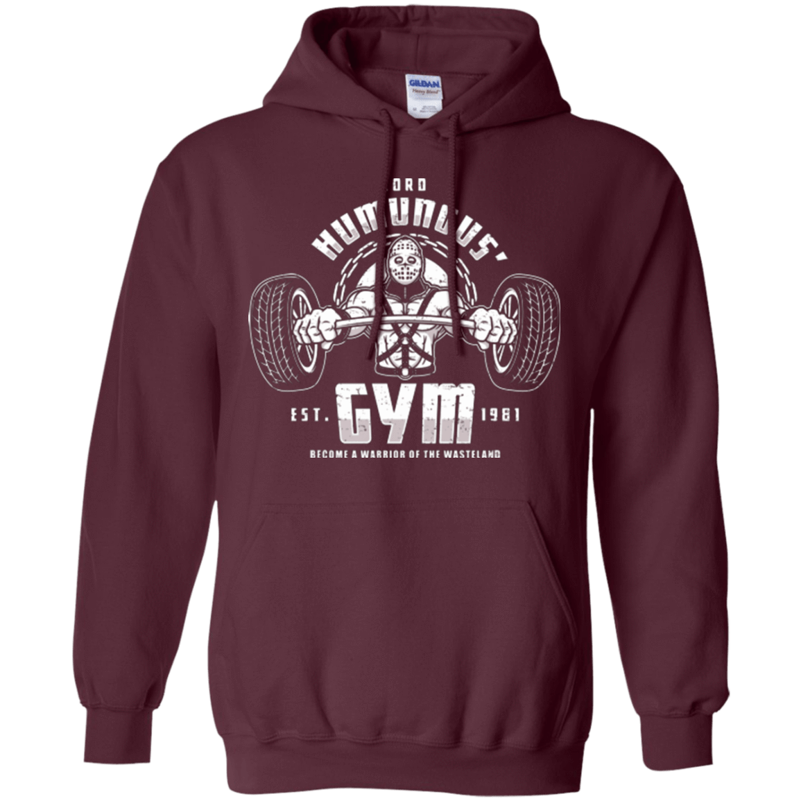Sweatshirts Maroon / Small Lord Humungus' Gym Pullover Hoodie