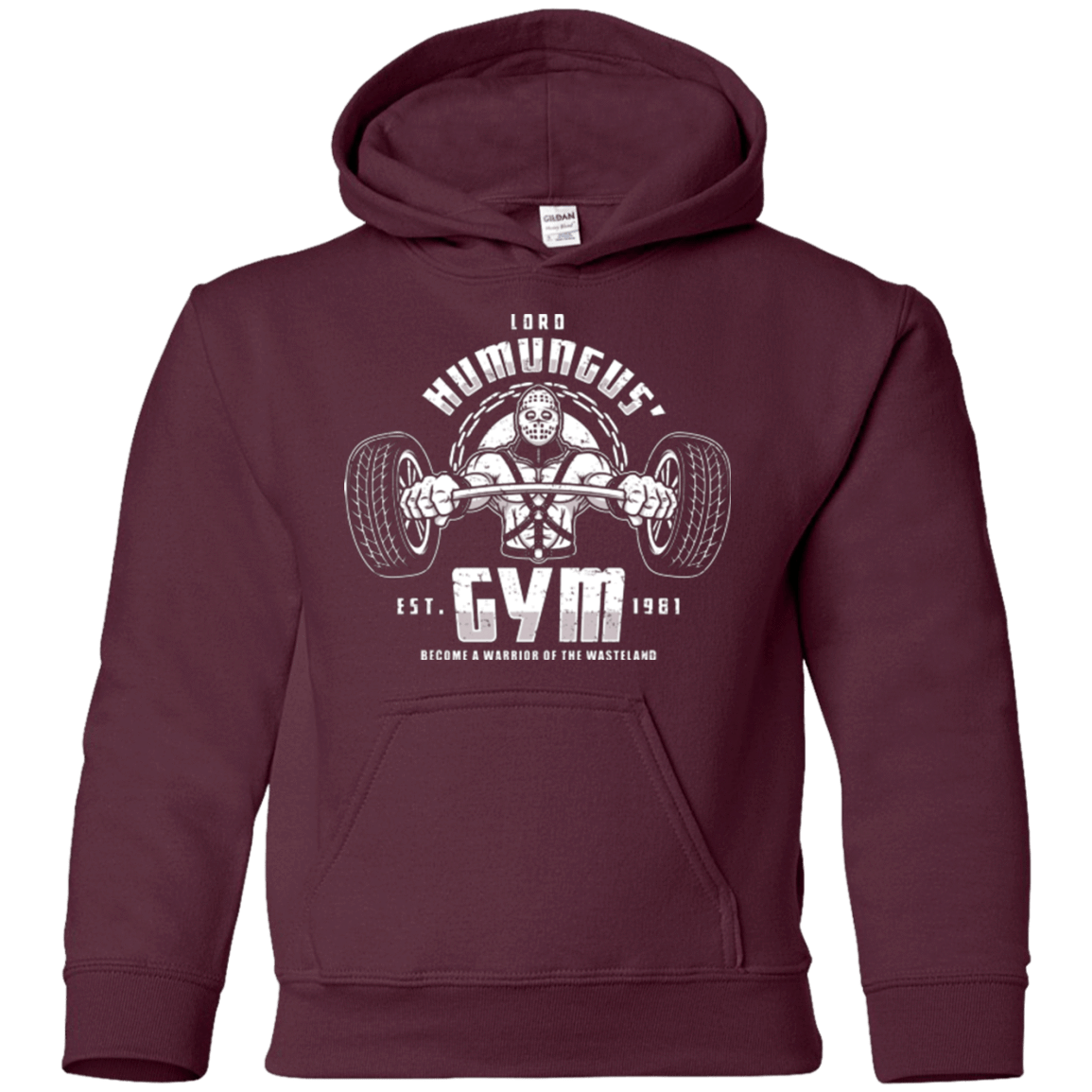 Sweatshirts Maroon / YS Lord Humungus' Gym Youth Hoodie