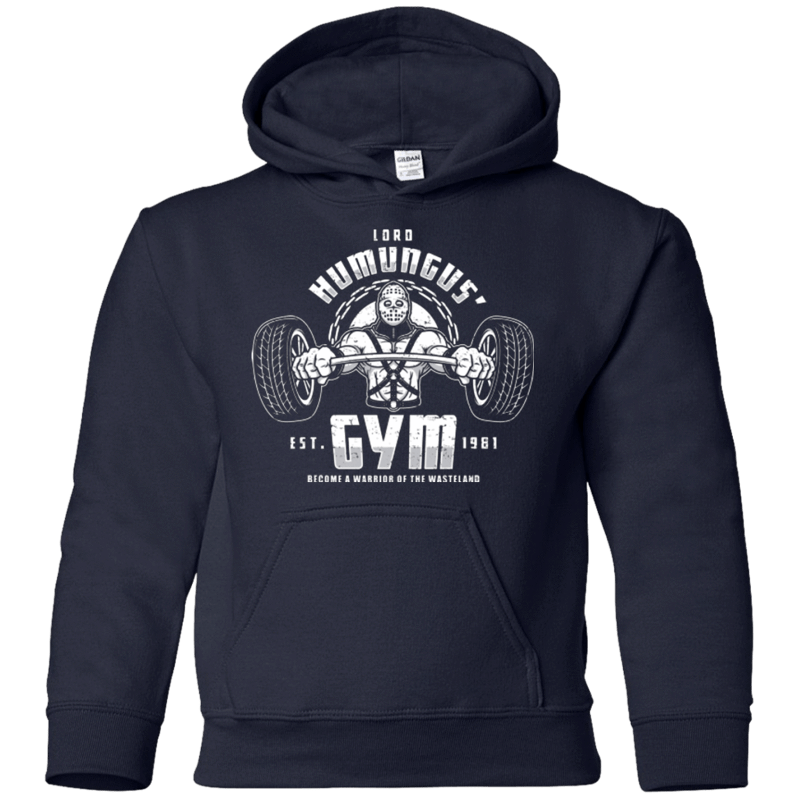 Sweatshirts Navy / YS Lord Humungus' Gym Youth Hoodie