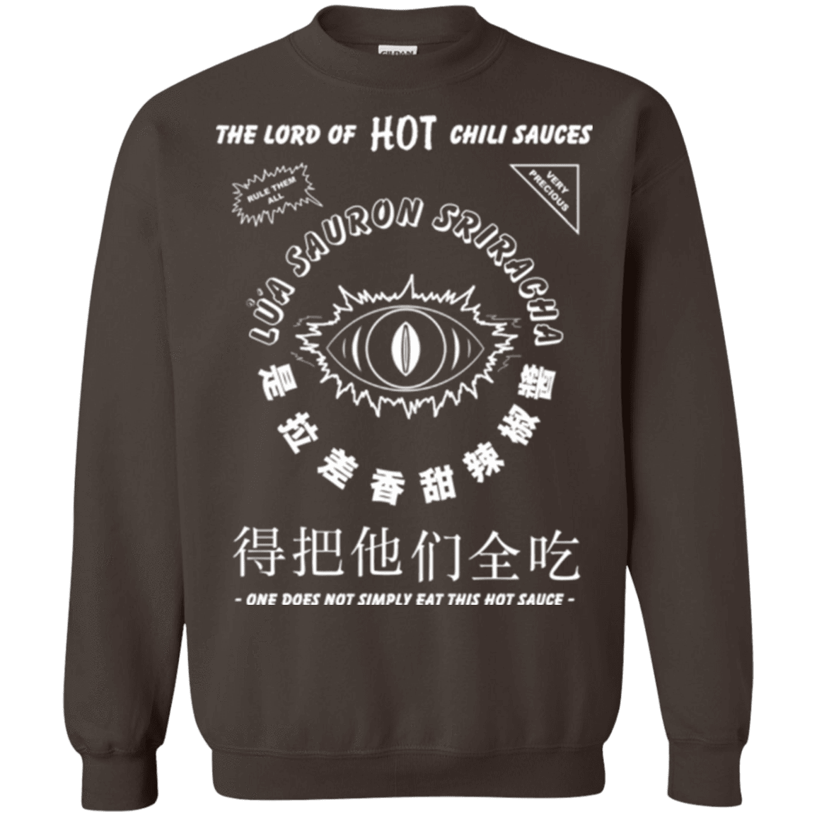 Sweatshirts Dark Chocolate / Small Lord of Hot Sauces Crewneck Sweatshirt