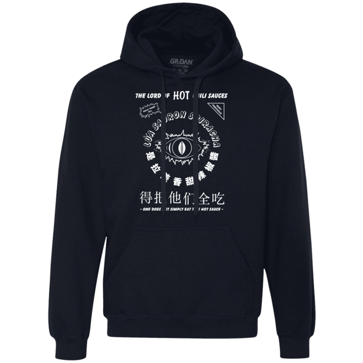 Sweatshirts Navy / Small Lord of Hot Sauces Premium Fleece Hoodie