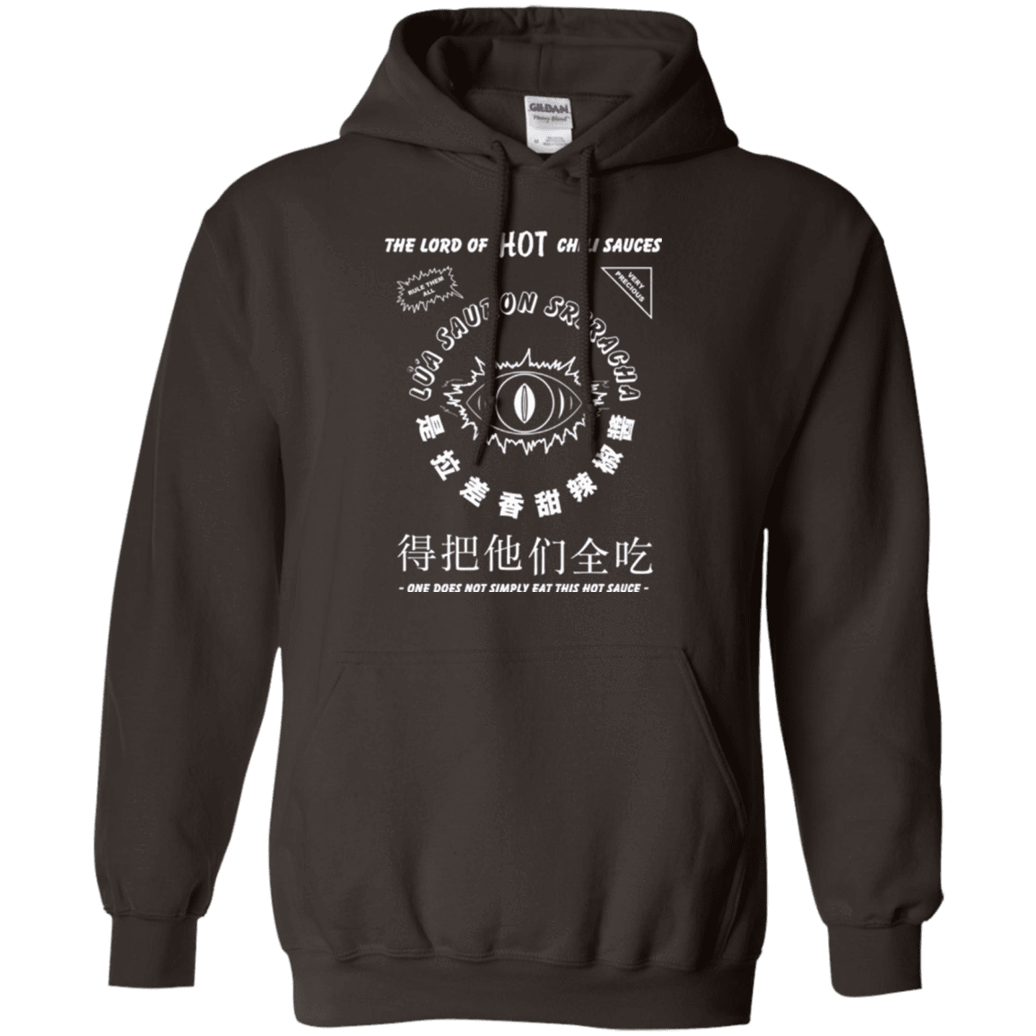 Sweatshirts Dark Chocolate / Small Lord of Hot Sauces Pullover Hoodie