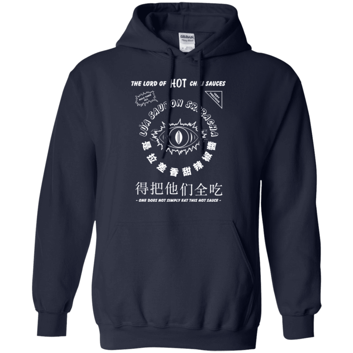 Sweatshirts Navy / Small Lord of Hot Sauces Pullover Hoodie