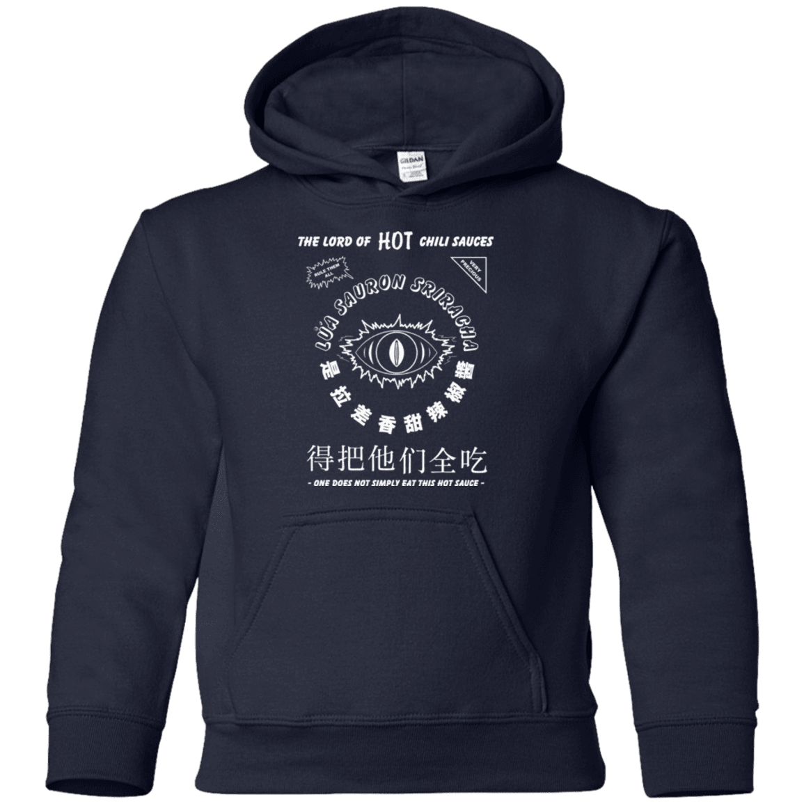 Sweatshirts Navy / YS Lord of Hot Sauces Youth Hoodie