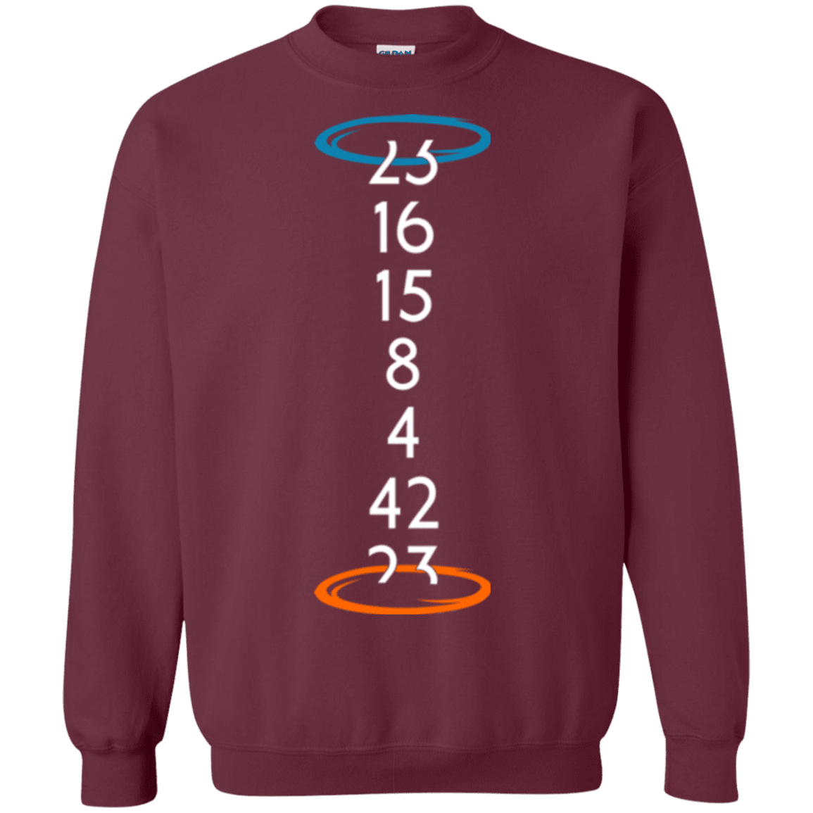 Sweatshirts Maroon / Small Lost portal Crewneck Sweatshirt