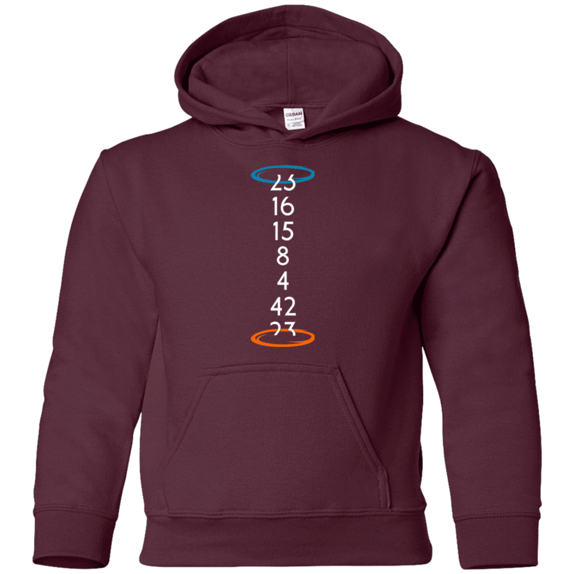 Sweatshirts Maroon / YS Lost portal Youth Hoodie