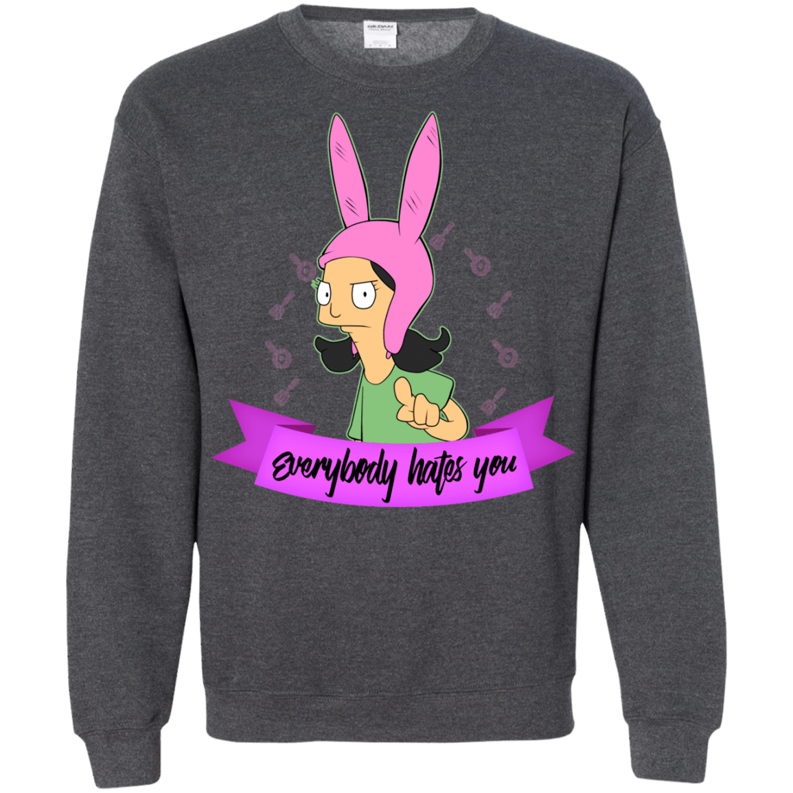 Sweatshirts Dark Heather / Small Louise Everybody Crewneck Sweatshirt