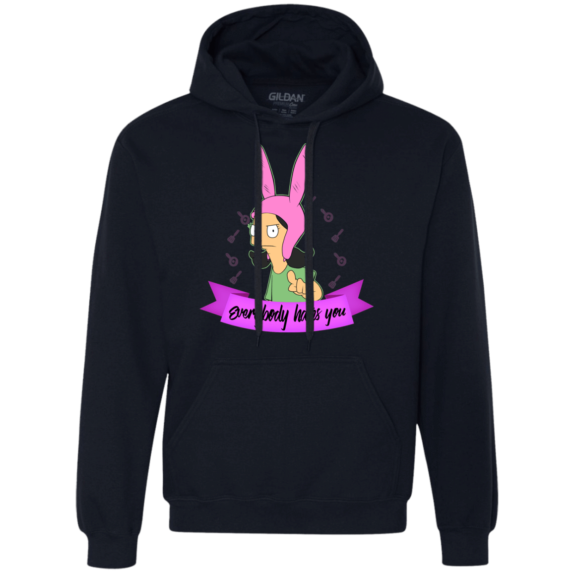 Sweatshirts Navy / Small Louise Everybody Premium Fleece Hoodie