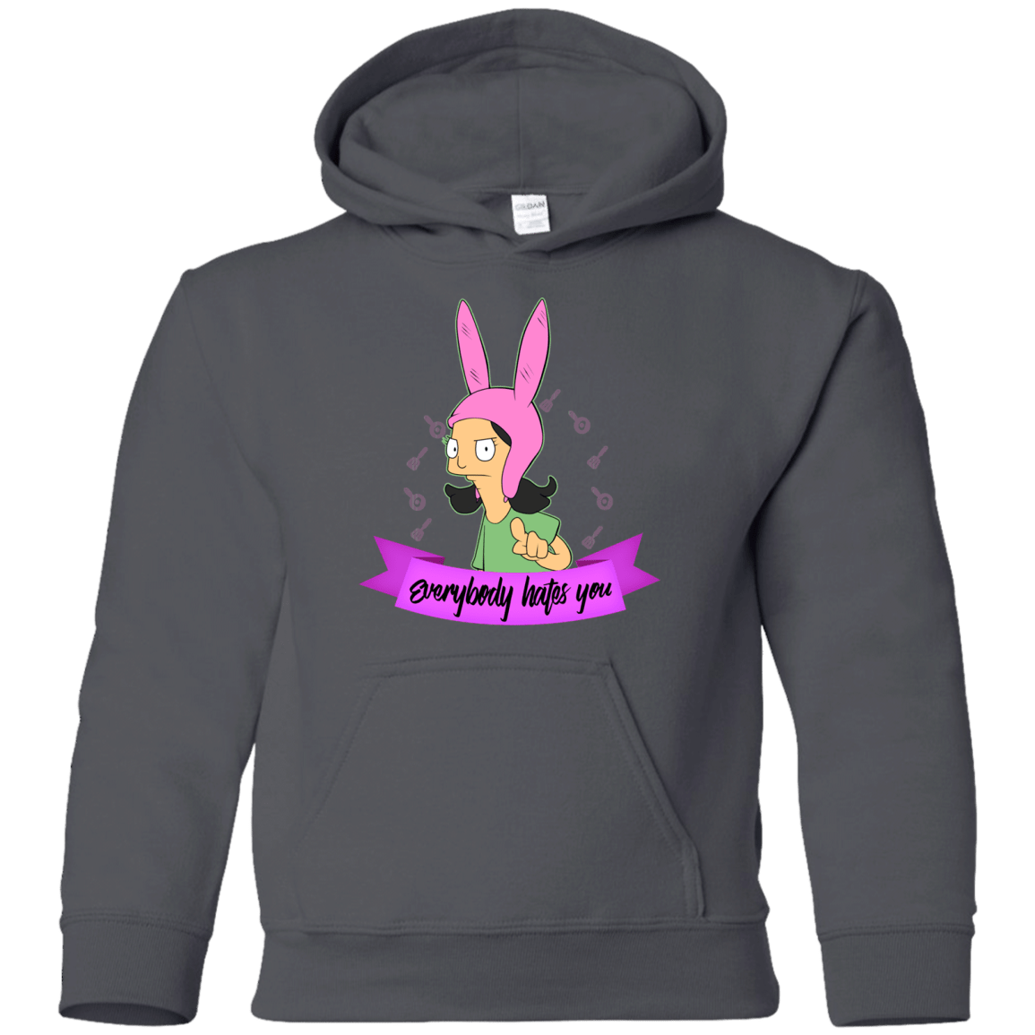 Sweatshirts Charcoal / YS Louise Everybody Youth Hoodie