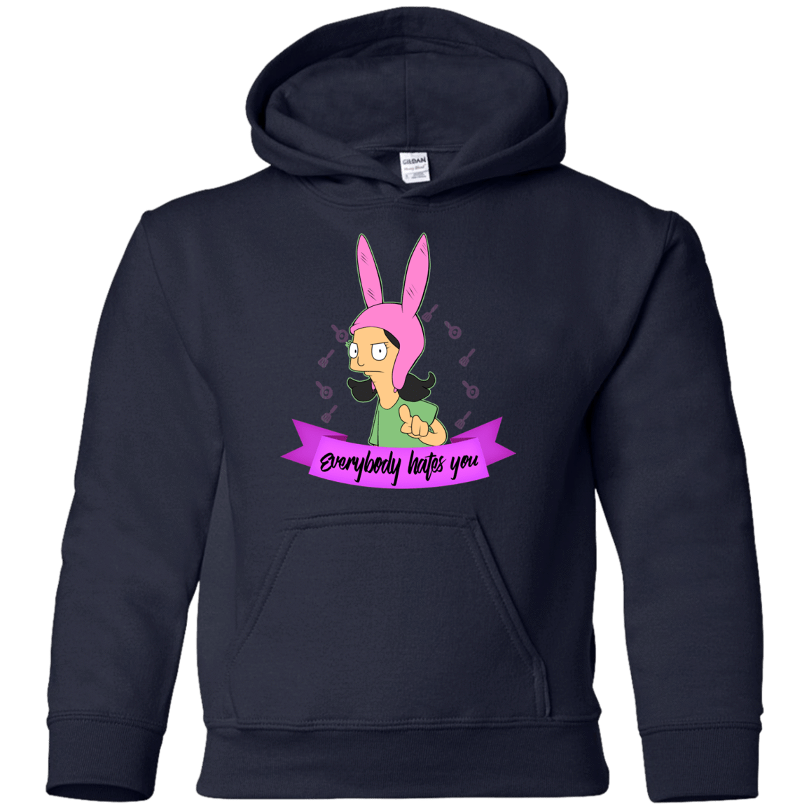 Sweatshirts Navy / YS Louise Everybody Youth Hoodie