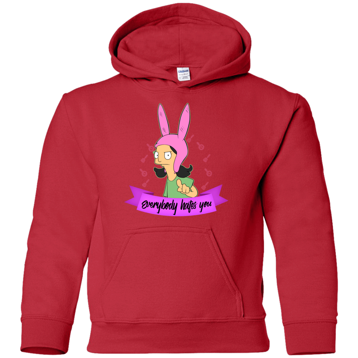 Sweatshirts Red / YS Louise Everybody Youth Hoodie